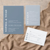 白ミニマル式モダン披露宴 エンクロージャーカード (この独立クリエイターのコレクションをカスタマイズ。)