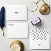 の結婚カップル黒いイニシャル&日付 ラウンドシール (この独立クリエイターのコレクションをカスタマイズ。)