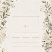 European Wedding Invitation in Olive Green カーエアーフレッシュナー