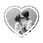 ハート型写真ウェディングプレート ペーパープレート