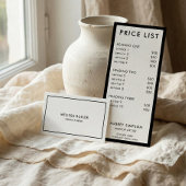 ミニマリストラグジュアリー白黒ビジネス ラージペーパーバッグ