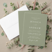 ミニマリストSage Green & White シンプル 結婚s テーブルナンバー (この独立クリエイターのコレクションをカスタマイズ。テスト)