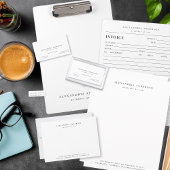 ミニマリスト白弁護士プロフェッショナル クリップボード