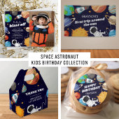 宇宙宇宙飛行士の最初の誕生日パーティー 招待状