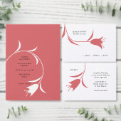 ワイモダンントゥリ結婚ップ 招待状 (この独立クリエイターのコレクションをカスタマイズ。)