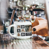 黒モダン色 |コラージュ写真 |パパ最高のギフト カッティングボード