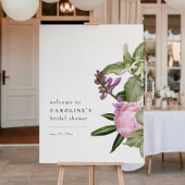 Flower Garden Bridal Shower Favor ギフトタグ