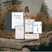 書道モダンのウェディングラベル ラベル