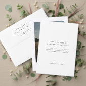 Classic Minimalist Wedding Address Label ラベル (この独立クリエイターのコレクションをカスタマイズ。テスト)