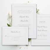 Formal Classic Green Pearl Frame Wedding Program