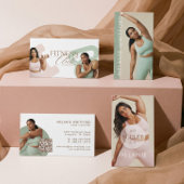 Modern Elegant Fitness Personal Trainer Photo 予約カード