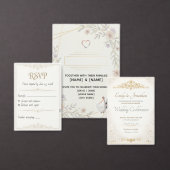 Modern Elegant Wedding Invitation 招待状 (この独立クリエイターのコレクションをカスタマイズ。)