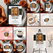 パンベビーモダンシャワーのジンジャーブレッド 招待状