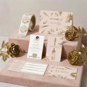 Luxury Gold Hair Salon Studio Gift Certificate 