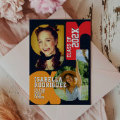 Modern Photo Graduation スタンダードカクテルナプキン