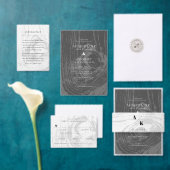 白い素朴木目の質シックな冬の結婚式 ラウンドシール (この独立クリエイターのコレクションをカスタマイズ。)