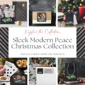 赤、緑、黒のピースワンフォト シーズンカード