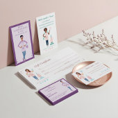 女モダンかわいらしの清掃とメイドサービス 名刺