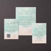 ビーチハートありがとうパーソナライズされた文房具 ノートカード (この独立クリエイターのコレクションをカスタマイズ。)