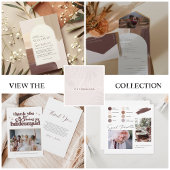 ボホミニマルニュートラルブライダルシャワーサンキューカード サンキューカード