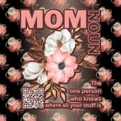 ママおもしろい引用文オールオーバープリント 楕円形シール