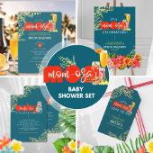 Mom-osa Baby Shower Welcome Sign ポスター
