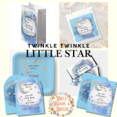 Royal Blue And Gold Abstract Moon Stars 招待状