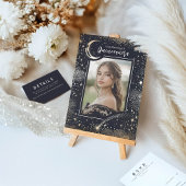 星空の星空の夜の結婚月のメニュー 招待状