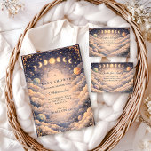 Moon Phases Space Baby Shower スタンダードカクテルナプキン