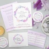 母の賛美ビーズはパープルアートを指導 招待状