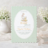 Mother Goose and Gosling Baby Shower Invitation 招待状