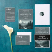 マウンテン魔法サンキューノート サンキューカード (この独立クリエイターのコレクションをカスタマイズ。)