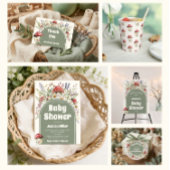 Mushroom Baby Shower  紙コップ
