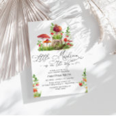 小さな野生のキノコのベビーは甘いポスター ポスター