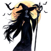 満月の下の神秘的な魔女 レギンス