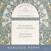 アールヌーボーヴィンテージインスパイアウェディングプログラム プログラム