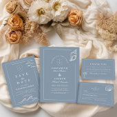 手航海の引き結婚の アクリル招待状