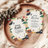 海賊航海の船アホイ男の子の赤ちゃんシャワー 招待状