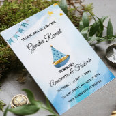 ジェンダーが帆船を暴露 横断幕