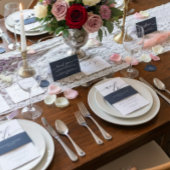 ネイビーカードとギフト ポスター