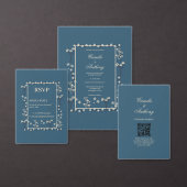 ネイビー結婚ホワイト サンキューカード (この独立クリエイターのコレクションをカスタマイズ。)