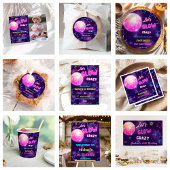 グローネオンライツサンキューバースデーパーティー ラウンドシール