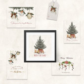 Family Christmas Stockings Card シーズンカード