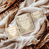 Neutral Desert Floral Birthday 招待状