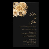 花の花の花束 – 座席表（中立型） 招待状