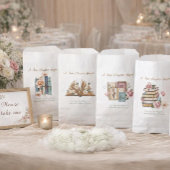 New Chapter Begins Turning the Page Floral スクエアシール