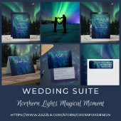 Northern Lights Magical Moment Photo Save the Date