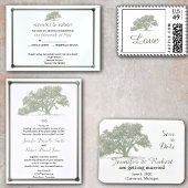 オークツリープランテーション結婚式招待状 招待状
