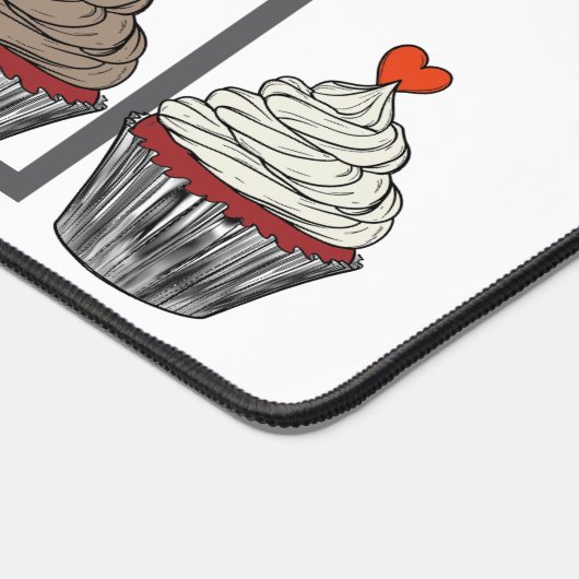 Collection of cupcakes デスクマット (コーナー)