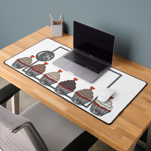 Collection of cupcakes デスクマット (オフィス2)